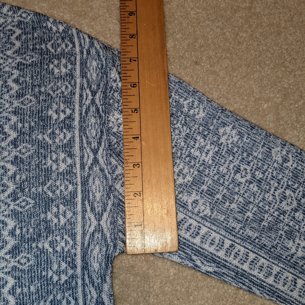 Kiara blue & white long sleeve top - Picture 14 of 15